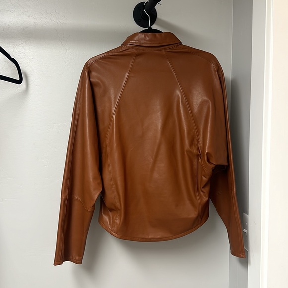 Super soft leather shirt with interior of suede - Picture 2 of 3